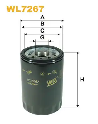 Масляный фильтр WL7267 WIX
