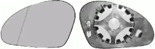 стекло зеркала п. Seat 4917838 VAN WEZEL