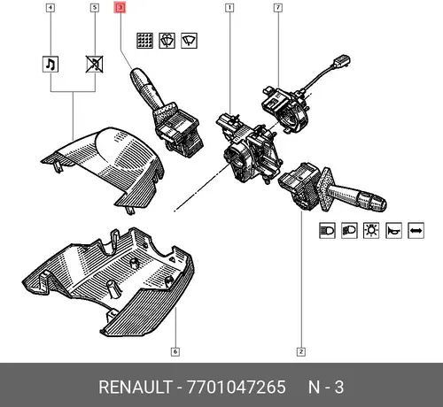 регулятор 7701047265 RENAULT