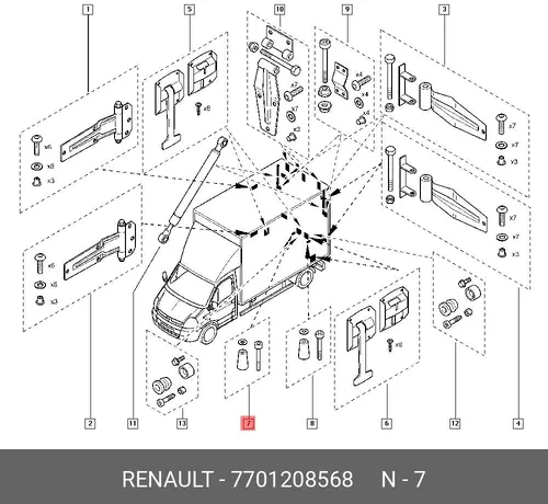 STOP 7701208568 RENAULT