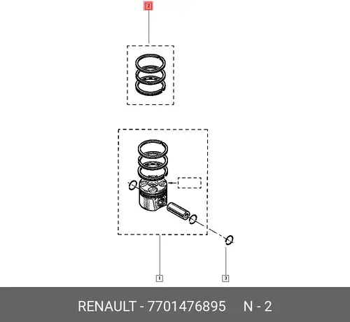 RENAULT 7701476895 d=