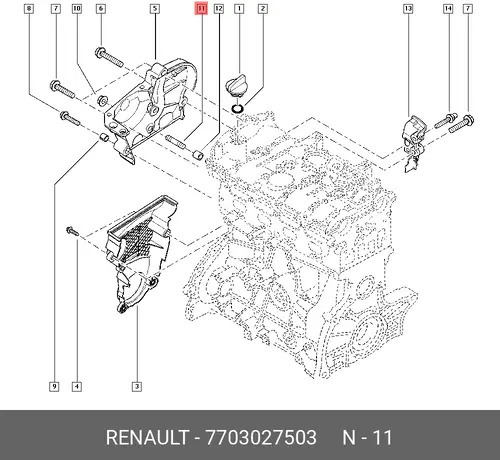STUD 7703027503 RENAULT