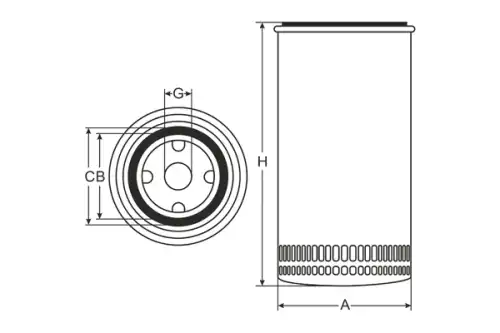 Фильтр масляный SCT SM 5726