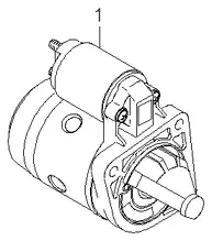 Стартер HYUNDAI / KIA 0K24118400C