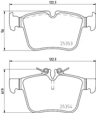 Тормозные колодки дисковые HELLA 8DB 355 021-831