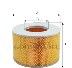 Фильтр воздушный GOODWILL AG 533