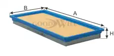 Фильтр воздушный GOODWILL AG 598