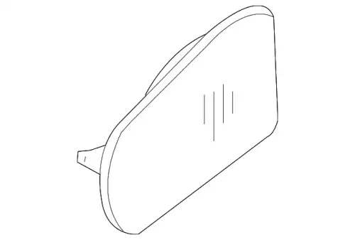 ЗЕРК.ЭЛЕМ.W203'00-L ОБОГР.ASPH 203 810 01 21 MB