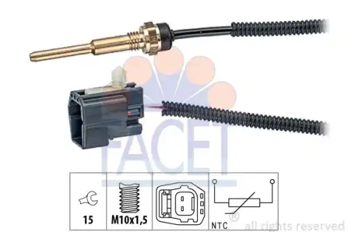 Датчик температуры автомобильный FACET 7.3331