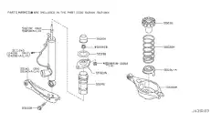 ABSORBER KIT-SH E62101DR0A NISSAN