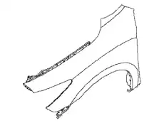 Крыло NISSAN 631013JA0B