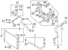 Крышка радиатора HYUNDAI / KIA 25330-4W100