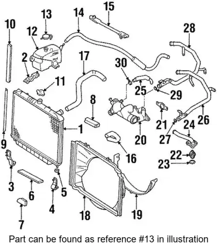 Крышка радиатора ISUZU 8-97130964-0