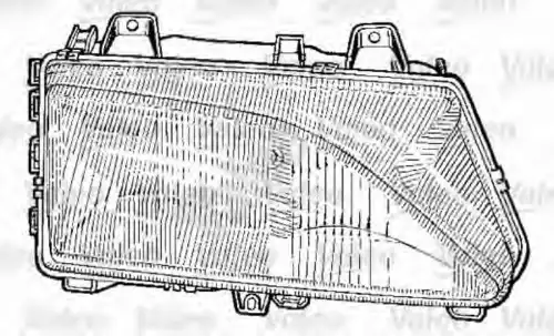 Стекло фары VALEO 087317