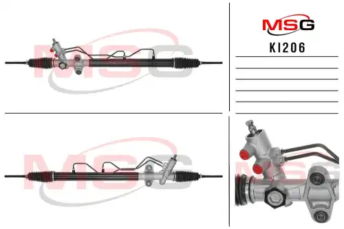 Рулевая рейка MSG KI 206