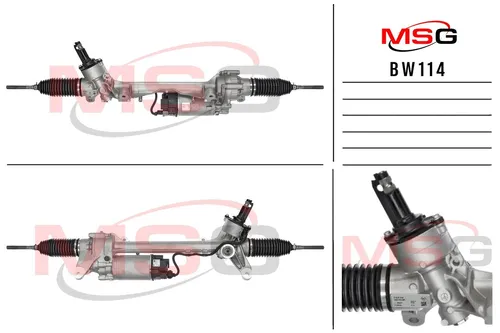 Рулевая рейка MSG BW 114