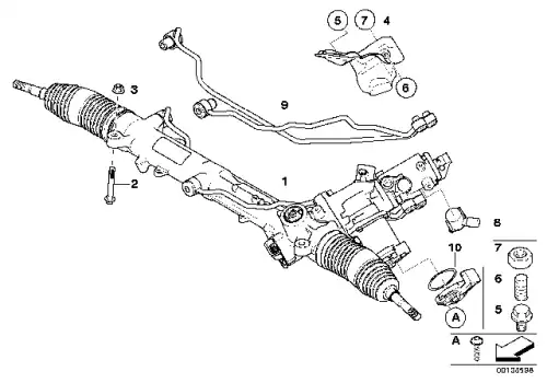 Рулевая рейка BMW 32 10 6 777 496