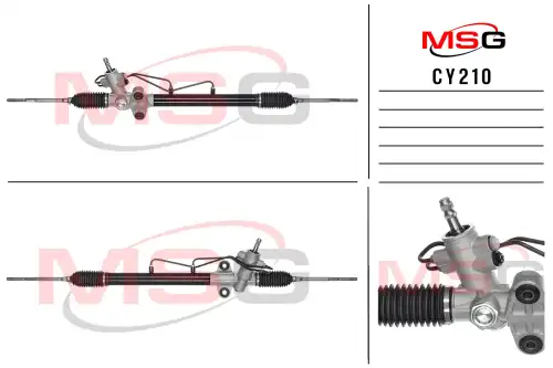 Рулевая рейка MSG CY 210