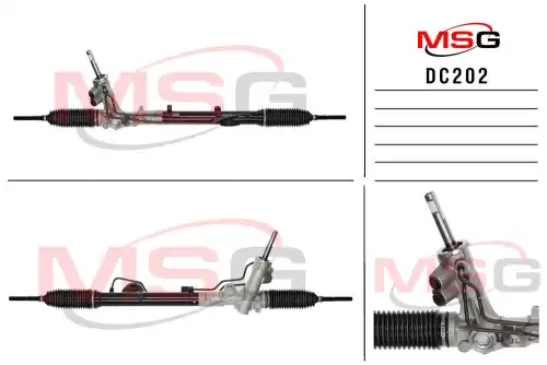 Рулевая рейка MSG DC 202