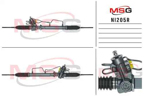 Рулевая рейка MSG NI 205R