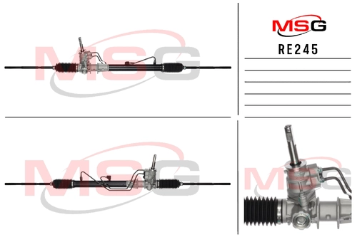 Рулевая рейка MSG RE 245