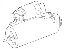 Стартер PORSCHE 06H911021D