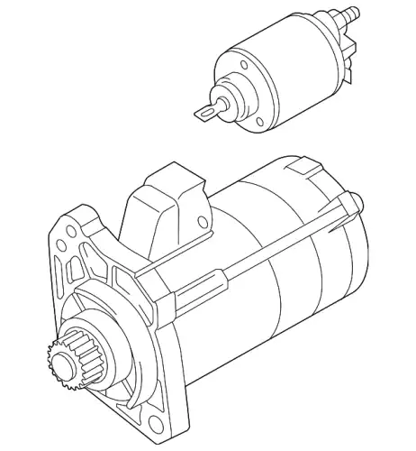 Стартер PORSCHE 059911021K