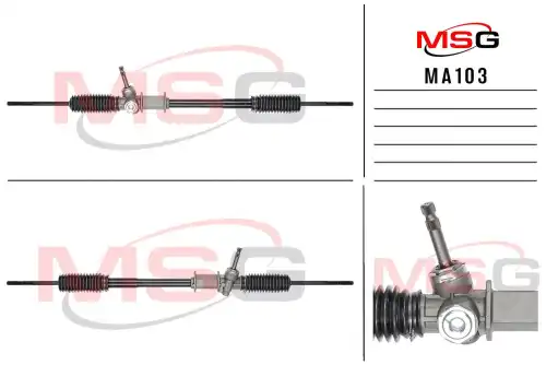 Рулевая рейка MSG MA 103