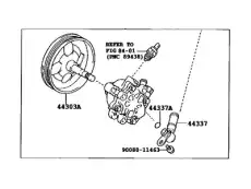 Насос гидроусилителя руля TOYOTA / LEXUS 44310-07040