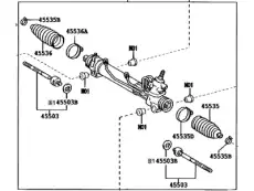 Рулевая рейка TOYOTA / LEXUS 44250-08040