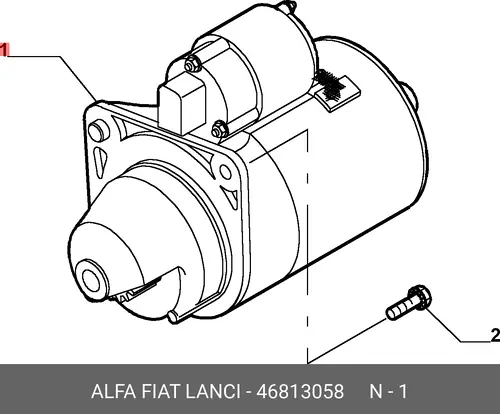 Стартер LANCIA 46813058
