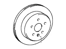 Тормозной диск TOYOTA / LEXUS 4243150070