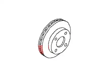 Тормозной диск NISSAN 402061HL0A