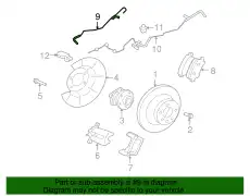 Тормозной шланг 31261707 VOLVO