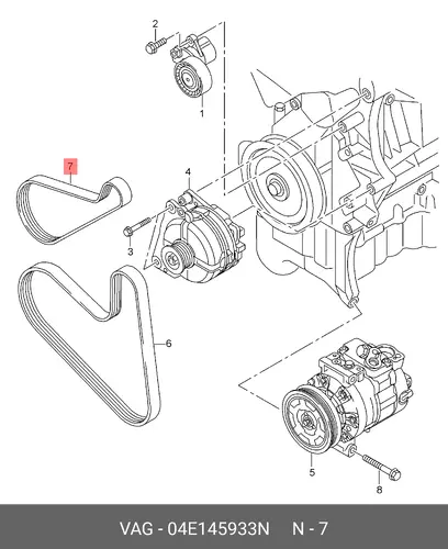 VAG 04E145933N