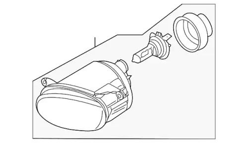 Фара противотуманная VAG 4B0941700C