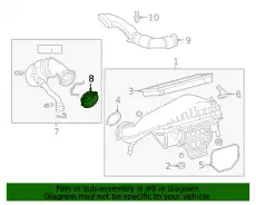 Кольцо уплотнительное автомобильное MB 274 094 01 51