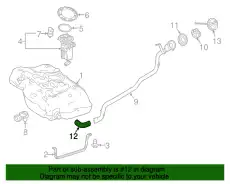 ТОПЛИВНЫЙ ШЛАНГ A2464760075 MB