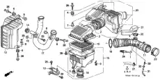 Фильтр воздушный HONDA 17220P2PA00