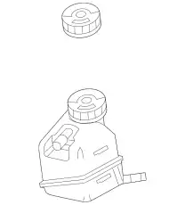 Расширительный бачок MB 212 430 01 02