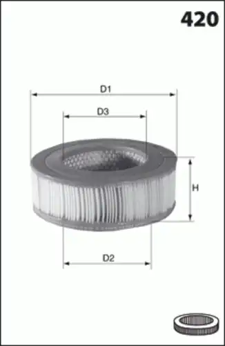 Воздушный фильтр EL3156 MECAFILTER
