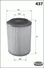 Воздушный фильтр EL3784 MECAFILTER