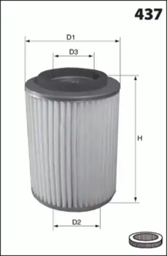 Воздушный фильтр EL3784 MECAFILTER