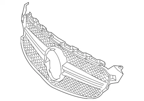 Решетка радиатора MB 205 888 05 23