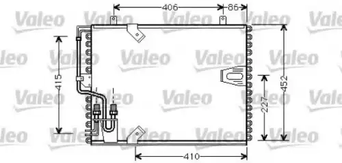 Радиатор кондиционера (конденсатор) VALEO 816874