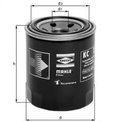 Топливный фильтр MAHLE KC 99