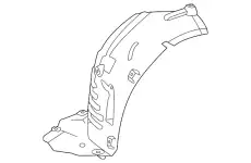 Подкрылок MB 218 690 36 00