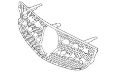 Решетка радиатора MB 253 888 00 00