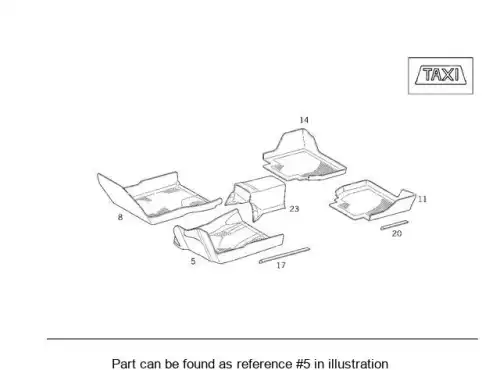 Коврики в салон MB 2106840102