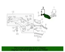 Рычаг подвески MB 209 350 09 06